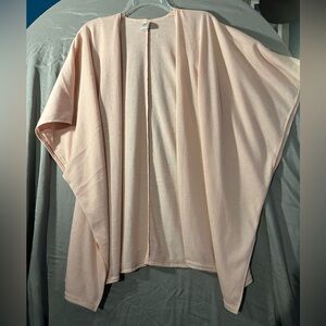 Light pink poncho